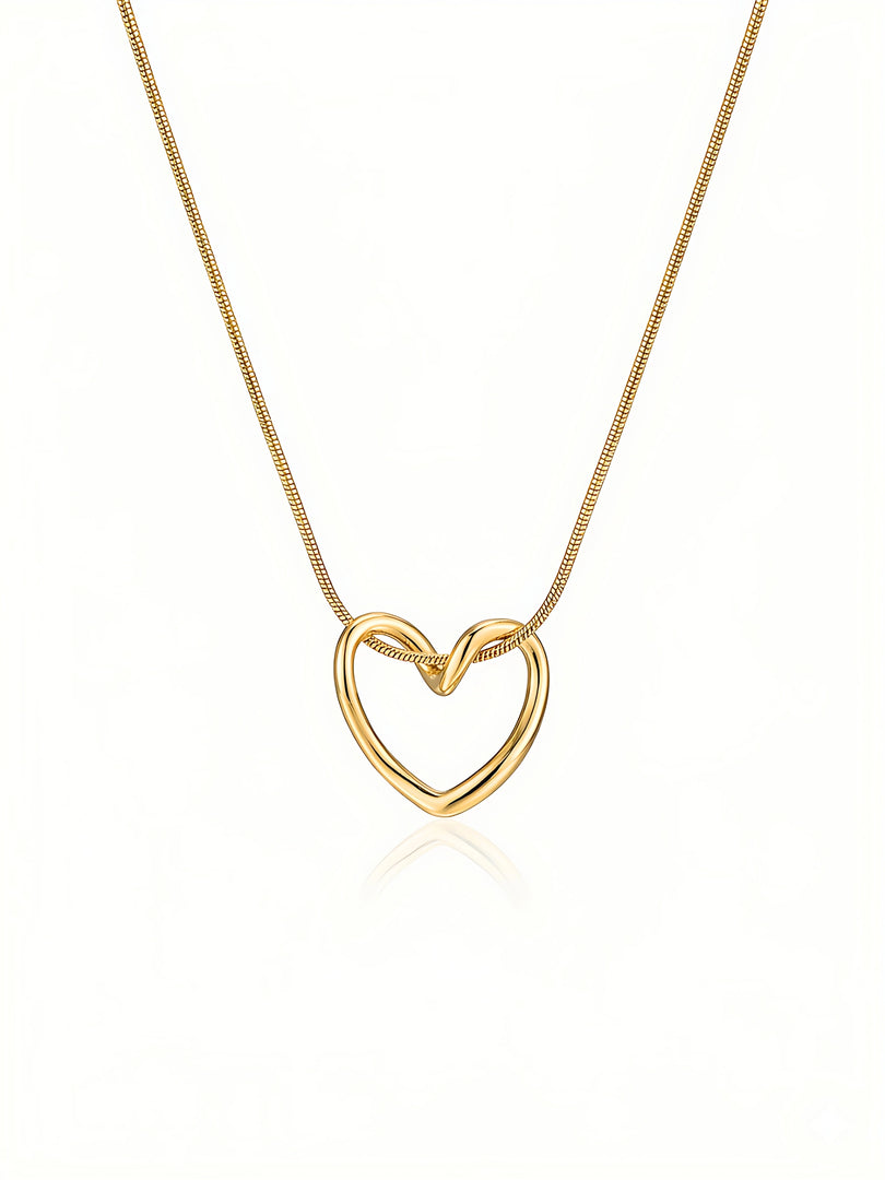 Sculpted Heart Necklace