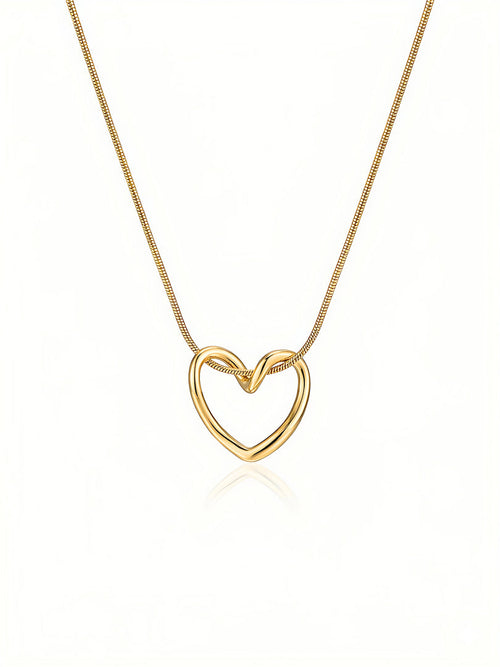 Sculpted Heart Necklace